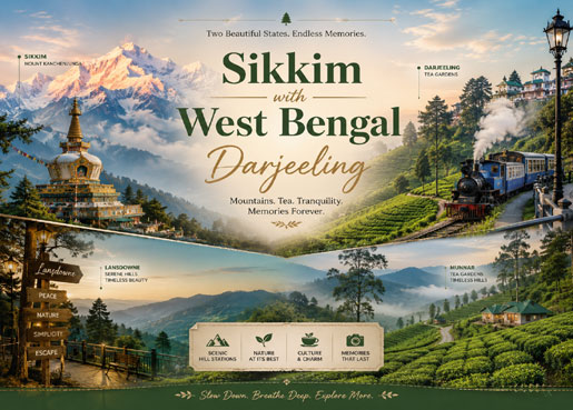 Sikkim With West Bengal Darjeeling